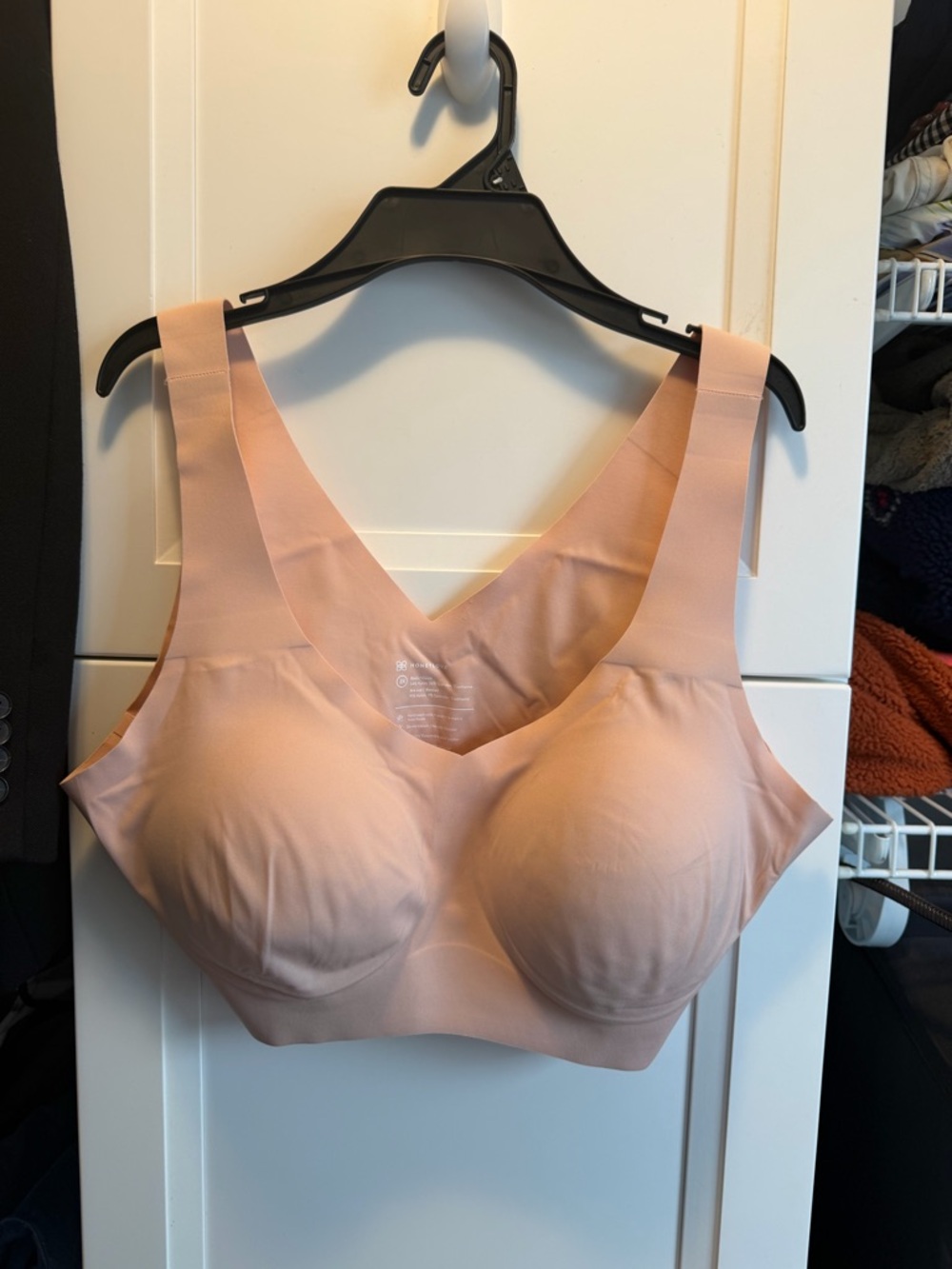 Honeylove Softform V Neck Bra nude size 2X